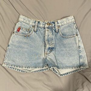 vintage lei denim shorts